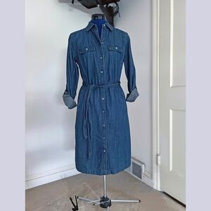 Talbots Chambray Dress, Size 4